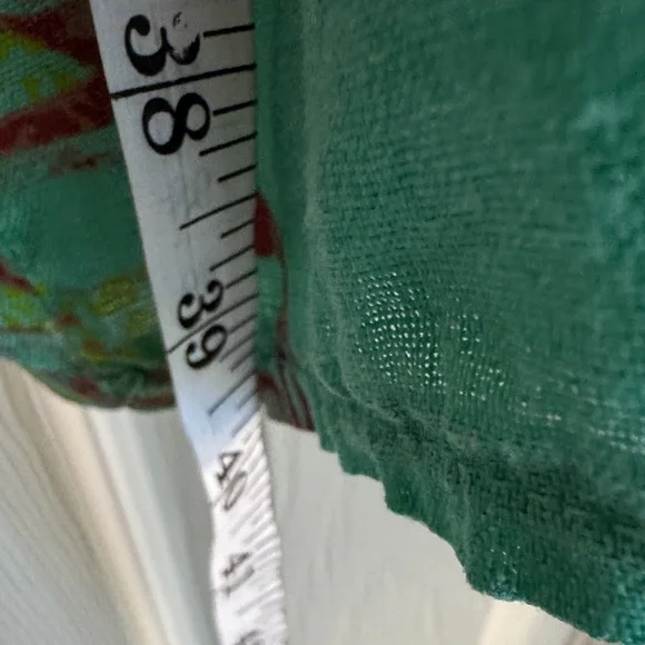 Vasna Sleeveless Butterfly Print Dress – Aqua Green – M - Picture 3 of 5